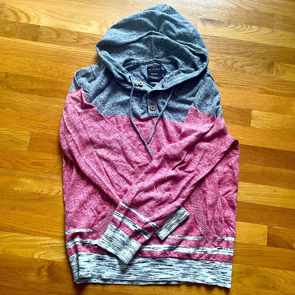 CPO Provisions Heathered Hooded Sweater